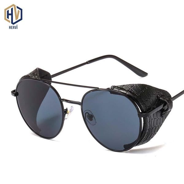 sunglasses fashion steampunk brand design round shades men women vintage punk sun glasses uv400 eyewear, White;black
sunglasses fashion steampunk brand design round shades men women vintage punk sun glasses uv400 eyewear, White;black