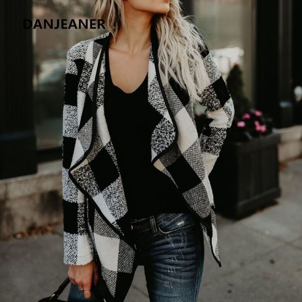 danjeaner autumn winter irregular plaid coats women vintage turn-down collar jackets slim fit plus size warm cardigan streetwearx1020, Black
danjeaner autumn winter irregular plaid coats women vintage turn-down collar jackets slim fit plus size warm cardigan streetwearx1020, Black