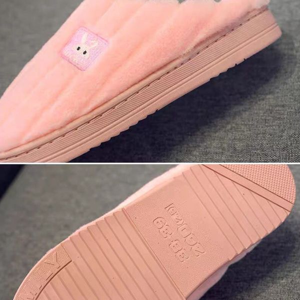 winter slippers women rabbit fur plush slippers for girls simple stripes home shoes soft cozy zapatillas casa mujer lucky 201203, Black
winter slippers women rabbit fur plush slippers for girls simple stripes home shoes soft cozy zapatillas casa mujer lucky 201203, Black