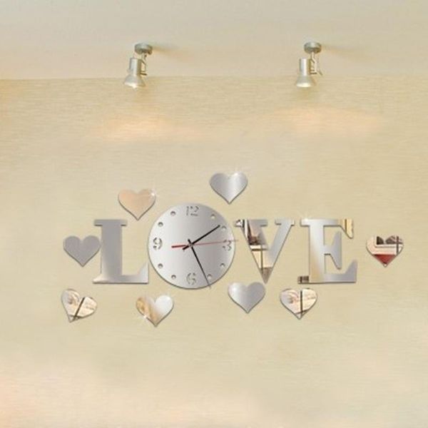 wall stickers acrylic modern living room quartz movement big love pattrn diy stereo 3d home decor clock
wall stickers acrylic modern living room quartz movement big love pattrn diy stereo 3d home decor clock