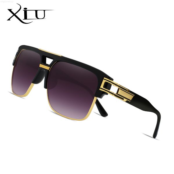 classic men vintage retro metal half frame sun glasses brand designer sunglasses women uv400, White;black
classic men vintage retro metal half frame sun glasses brand designer sunglasses women uv400, White;black