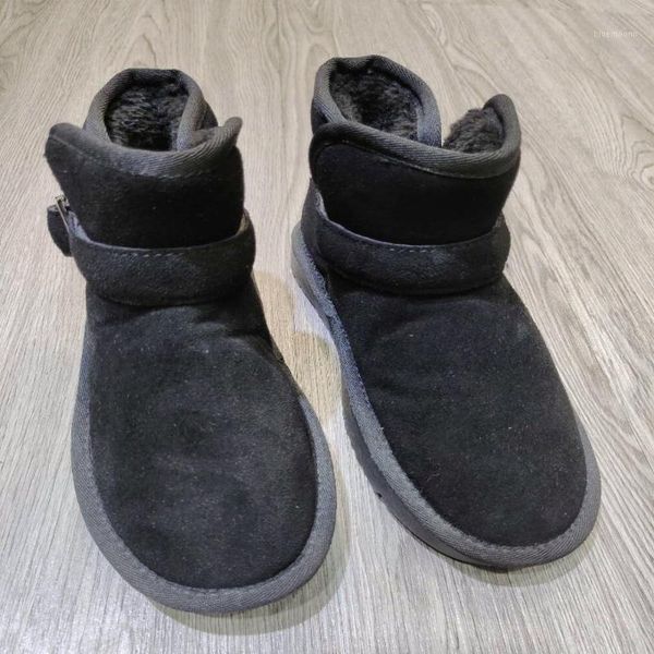 classic womens cotton snow boots ankle suede breathable short plush interior insole keep warm rubber sole female shoes1, Black
classic womens cotton snow boots ankle suede breathable short plush interior insole keep warm rubber sole female shoes1, Black