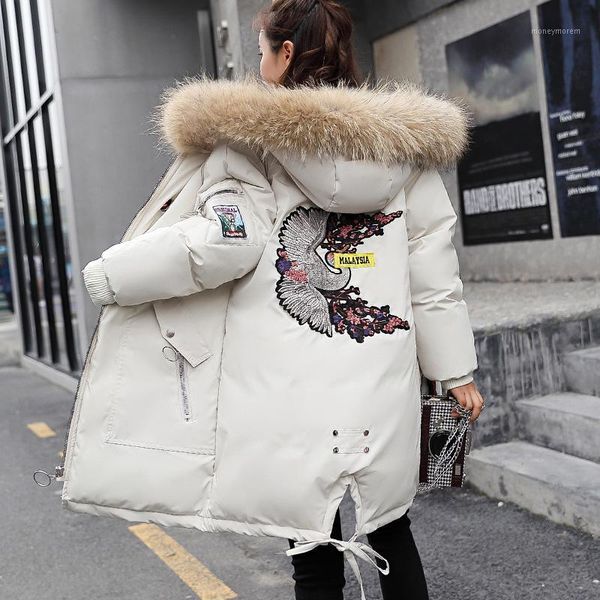 women's down & parkas 2021 long jacket women dames jassen winter coat embroidery cotton parka manteau femme hiver warm plus size haraju, Black
women's down & parkas 2021 long jacket women dames jassen winter coat embroidery cotton parka manteau femme hiver warm plus size haraju, Black