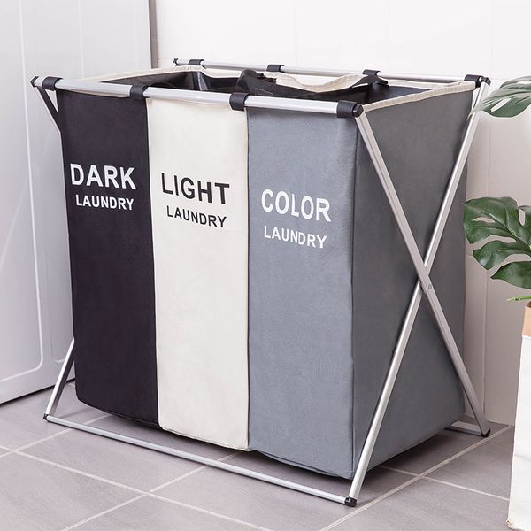 dirty clothes storage three grid organizer collapsible large hamper waterproof home laundry basket q1203
dirty clothes storage three grid organizer collapsible large hamper waterproof home laundry basket q1203
