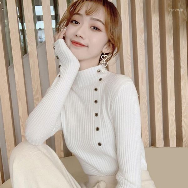 women's sweaters 2021 winter clothes women sweater long-sleeved knitted woman turtleneck pullover korean jersey mujer lxr11351, White;black
women's sweaters 2021 winter clothes women sweater long-sleeved knitted woman turtleneck pullover korean jersey mujer lxr11351, White;black