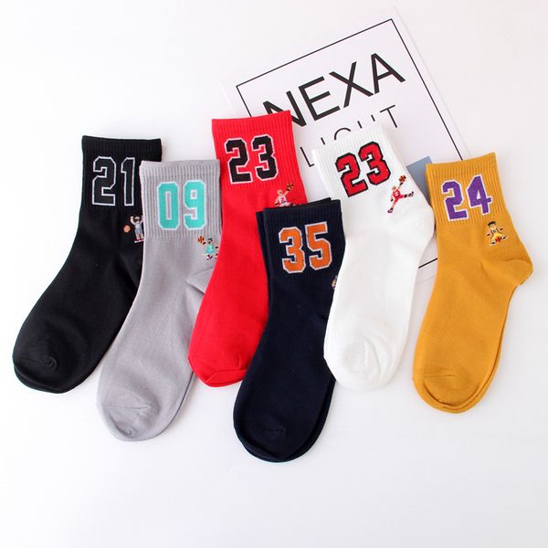 men's basketball team air permeability women's novelty letter digital stripes skateboard socks, Black
men's basketball team air permeability women's novelty letter digital stripes skateboard socks, Black