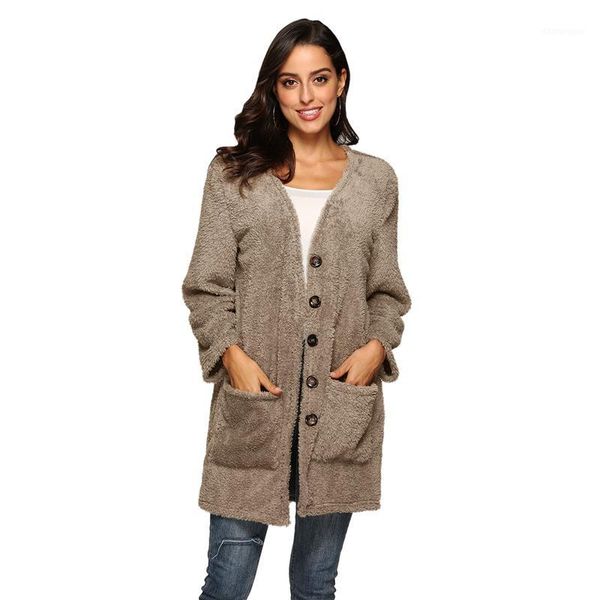 autumn winter new women cardigan fuzzy coat thick pocket button plus size knitted sweater ladies casual coat blouses femme fashi1, Black
autumn winter new women cardigan fuzzy coat thick pocket button plus size knitted sweater ladies casual coat blouses femme fashi1, Black