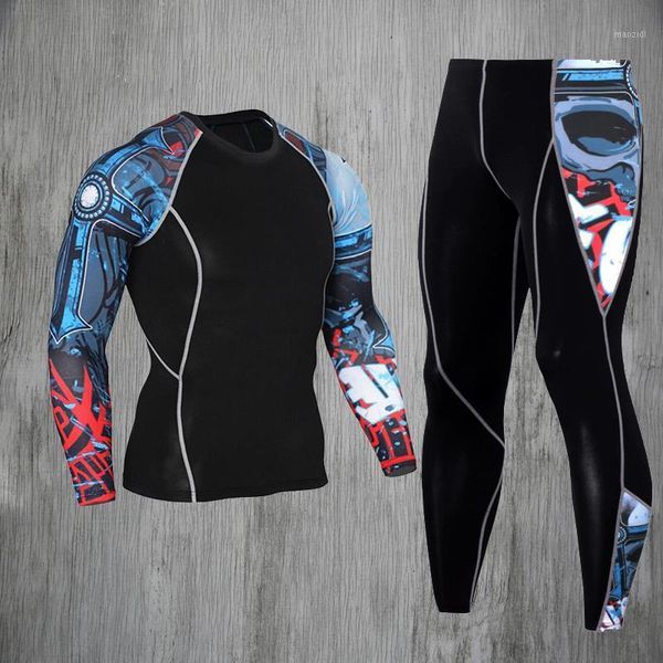 running sets winter men's thermal underwear compression fleece sweat quick drying thermo male underwear1, Black;blue
running sets winter men's thermal underwear compression fleece sweat quick drying thermo male underwear1, Black;blue