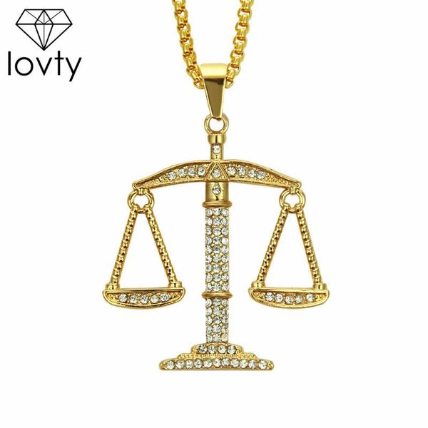 pendant necklaces lovty hip hop men women cz rhinestone necklace justice balance scales pendants chains bling crystal jewelry gifts, Silver
pendant necklaces lovty hip hop men women cz rhinestone necklace justice balance scales pendants chains bling crystal jewelry gifts, Silver