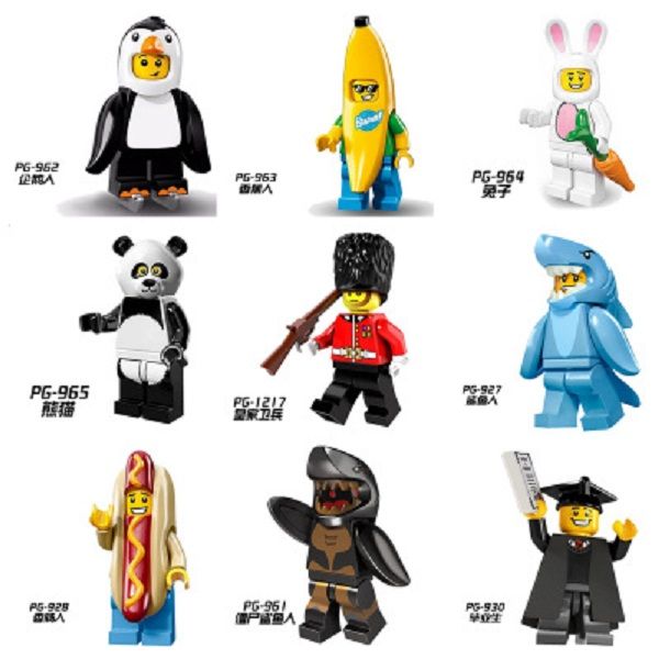 compatib figure banana robin panda dag rabbit carrot joker cute toy for children brick block small furnishing
compatib figure banana robin panda dag rabbit carrot joker cute toy for children brick block small furnishing