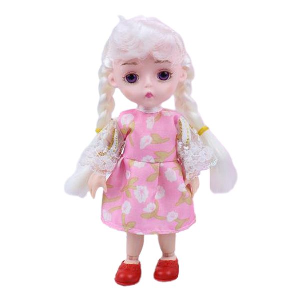 moveable mini 14 joints 6inch 1/12 bjd doll makeup fashion dress up customized toy girls gift wig hair
moveable mini 14 joints 6inch 1/12 bjd doll makeup fashion dress up customized toy girls gift wig hair