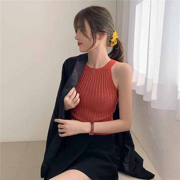 2021 spring new women's clothing waxy soft texture skin friendly elastic slim light cooked retro versatile short knitted top, White
2021 spring new women's clothing waxy soft texture skin friendly elastic slim light cooked retro versatile short knitted top, White