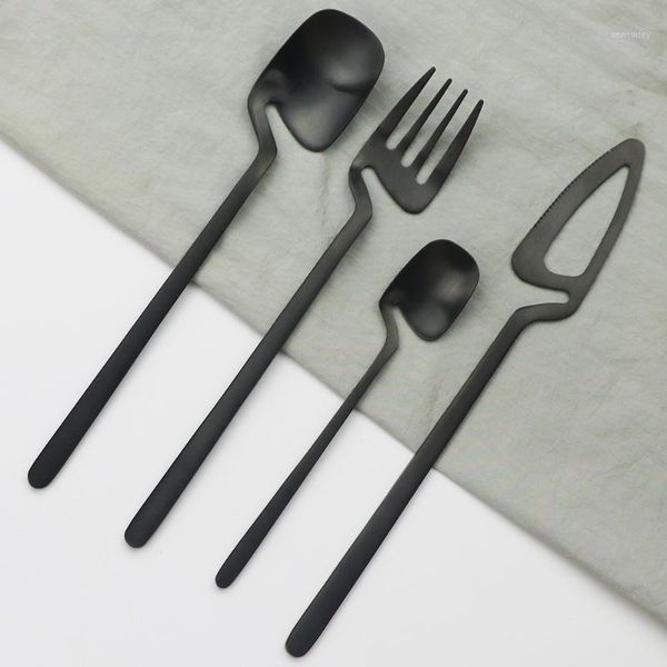 flatware sets matte black cutlery set 18/10 stainless steel dinner tableware knife fork spoon dinnerware party silverware1
flatware sets matte black cutlery set 18/10 stainless steel dinner tableware knife fork spoon dinnerware party silverware1