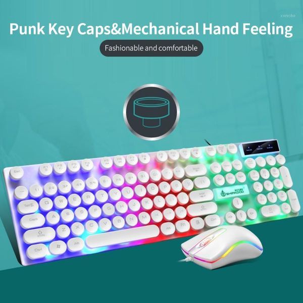d290 keyboard and mouse combo with wired 104 keys backlight punk keyboard wired colorful 3d mouse for pc lap
d290 keyboard and mouse combo with wired 104 keys backlight punk keyboard wired colorful 3d mouse for pc lap