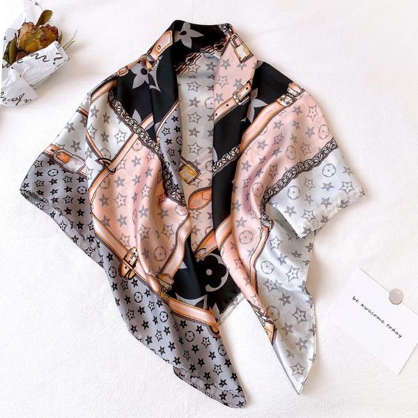 retro printed fashionable big scarf women's spring and summer thin sunscreen silk scarf chain decorative shawl, Blue;gray
retro printed fashionable big scarf women's spring and summer thin sunscreen silk scarf chain decorative shawl, Blue;gray