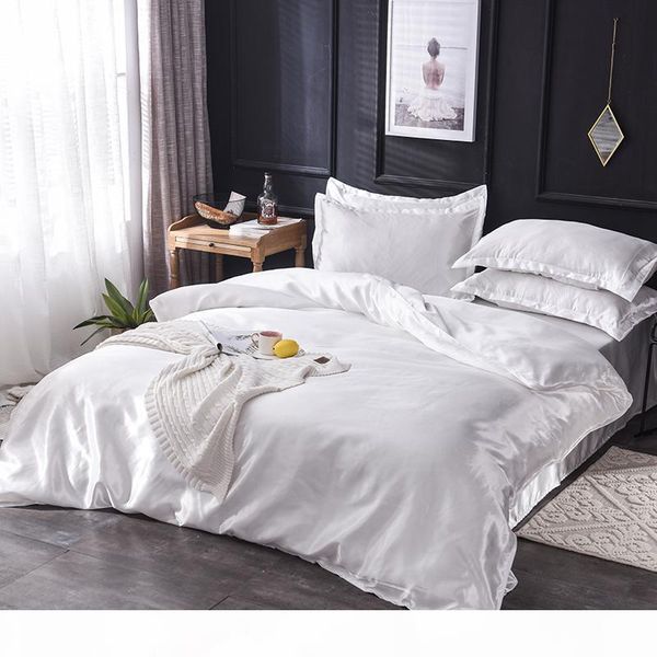 luxury 100% silk bedding set king twin 3 4 5pcs bed linen solid color satin bedding with duvet cover bed sheet pillowcases
luxury 100% silk bedding set king twin 3 4 5pcs bed linen solid color satin bedding with duvet cover bed sheet pillowcases