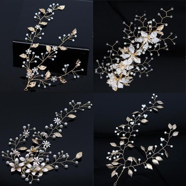 wedding crystal pearls hair vine bridal hair accessories jewelry handmade women head ornaments headpieces wreath, Golden;silver
wedding crystal pearls hair vine bridal hair accessories jewelry handmade women head ornaments headpieces wreath, Golden;silver