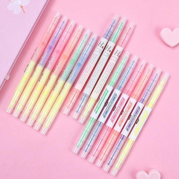 3 6 pcs set korean dual head mildcolor highlighters art markers fluorescent color pen fine liner school office stationery h wmtnkh, Black;red
3 6 pcs set korean dual head mildcolor highlighters art markers fluorescent color pen fine liner school office stationery h wmtnkh, Black;red