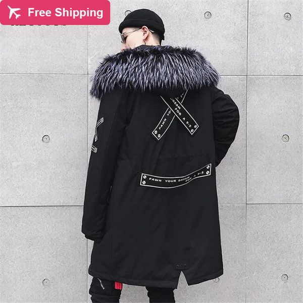 2020 new winter of men with hoodies fur coats parkas streetwear thick medium-long jacket men's clothes, Black
2020 new winter of men with hoodies fur coats parkas streetwear thick medium-long jacket men's clothes, Black