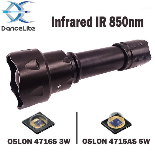 dancelite t20 oslon infrared (sfh4714as 5w) ir 850nm led (sfh4716s 3w) zoomable ir torch for night vision1
dancelite t20 oslon infrared (sfh4714as 5w) ir 850nm led (sfh4716s 3w) zoomable ir torch for night vision1