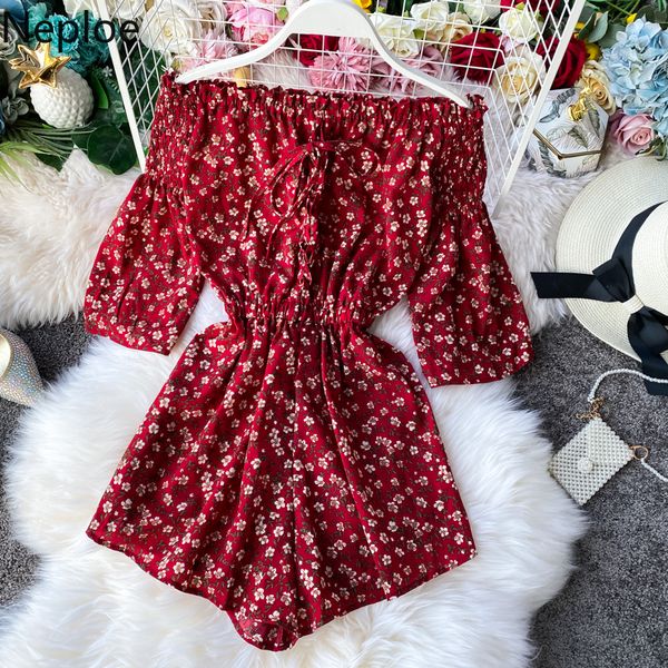 neploe women bohemian floral jumpsuits 2020 summer holiday vintage overalls off shoulder print wide leg shorts rompers 57841 t200704, Black;white
neploe women bohemian floral jumpsuits 2020 summer holiday vintage overalls off shoulder print wide leg shorts rompers 57841 t200704, Black;white