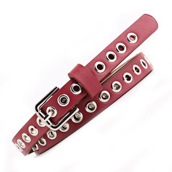 new arrival women pu leather waist belt rivet studded single holes casual waistband, Black;brown
new arrival women pu leather waist belt rivet studded single holes casual waistband, Black;brown
