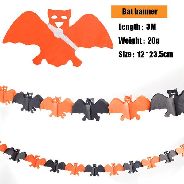halloween decoration 3d paper ghost bat pumpkin spider bunting banner flag halloween party decorations horror props supplies wmthfk
halloween decoration 3d paper ghost bat pumpkin spider bunting banner flag halloween party decorations horror props supplies wmthfk