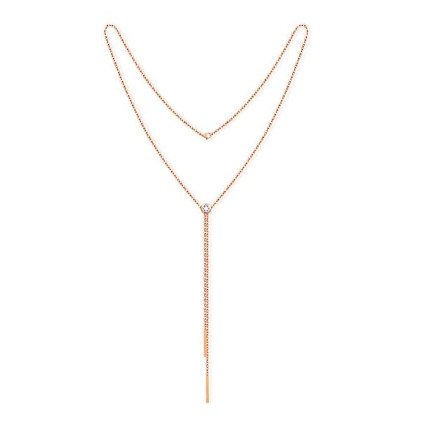 chains fashion jewelry rose gold cubic zirconia pendants long chain necklaces for women stainless steel choker necklace set, Silver
chains fashion jewelry rose gold cubic zirconia pendants long chain necklaces for women stainless steel choker necklace set, Silver