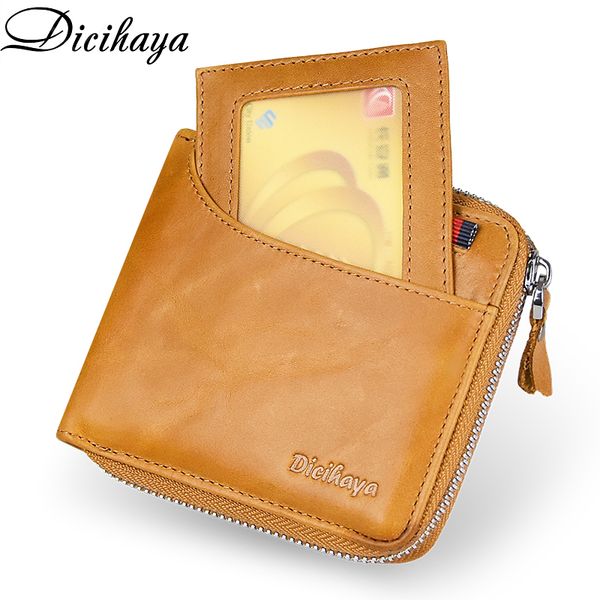 dicihaya genuine leather men wallet small men wallets zipper male coin bag short card holder purse brand designer c1115, Red;black
dicihaya genuine leather men wallet small men wallets zipper male coin bag short card holder purse brand designer c1115, Red;black