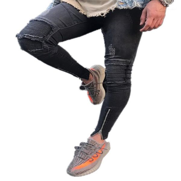 men's jeans 2021 men ripped holes zip skinny biker black white with pleated patchwork slim fit hip hop sa-81, Blue
men's jeans 2021 men ripped holes zip skinny biker black white with pleated patchwork slim fit hip hop sa-81, Blue