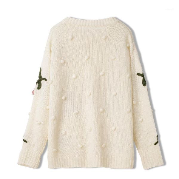 autumn winter vintage jumpers women warm color sweater coat knitted cardigan single breasted flower embroidery sweaters femmes1, White
autumn winter vintage jumpers women warm color sweater coat knitted cardigan single breasted flower embroidery sweaters femmes1, White