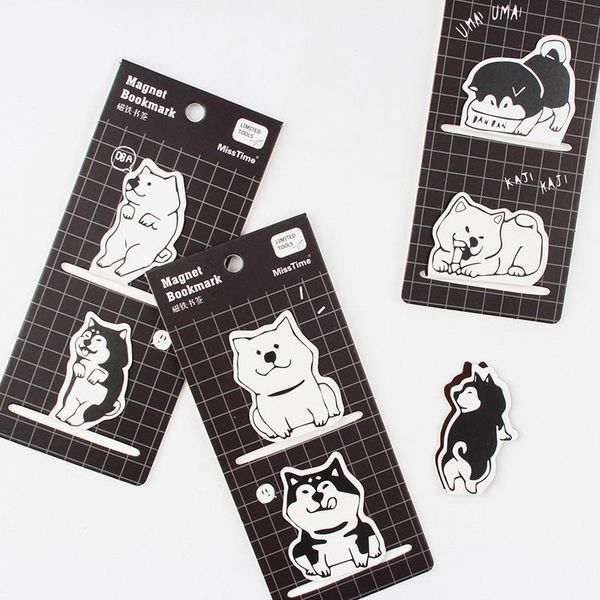 2pcs set kawaii puppy dog magnetic bookmarks books marker of page stationery school office supply paper clip h bbysge
2pcs set kawaii puppy dog magnetic bookmarks books marker of page stationery school office supply paper clip h bbysge