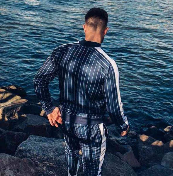 sportswear suit men's sweatshirt tracksuit casual active zipper outwear training clothes men sets tracksuits, Gray
sportswear suit men's sweatshirt tracksuit casual active zipper outwear training clothes men sets tracksuits, Gray