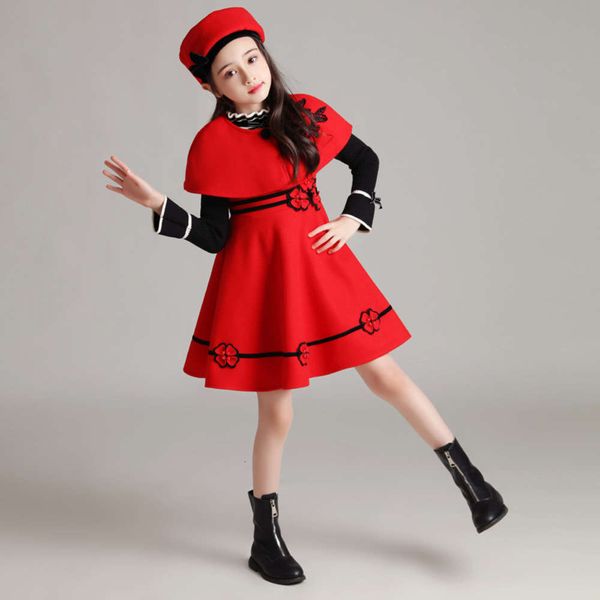 tweed girls' children's autumn winter drs 2020 new little girl suit versatile skirt cntau0kn, Red;yellow
tweed girls' children's autumn winter drs 2020 new little girl suit versatile skirt cntau0kn, Red;yellow
