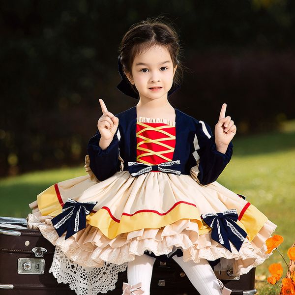 new girl winter plus velvet lolita princess dress infant girls party birthday new year dress children ball gown clothes, Red;yellow
new girl winter plus velvet lolita princess dress infant girls party birthday new year dress children ball gown clothes, Red;yellow