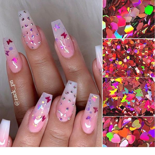 8 boxes rose gold series nail sequins powder set colorful butterfly flakes palliette nail glitters polish nail art de jllkwk, Silver;gold
8 boxes rose gold series nail sequins powder set colorful butterfly flakes palliette nail glitters polish nail art de jllkwk, Silver;gold