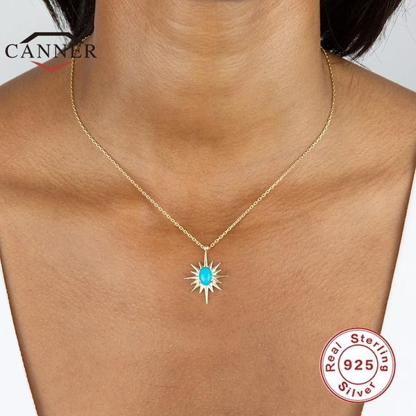 canner real 925 sterling silver necklace for women cute turquoise star clavicle chain silver choker necklaces jewelry collares
canner real 925 sterling silver necklace for women cute turquoise star clavicle chain silver choker necklaces jewelry collares