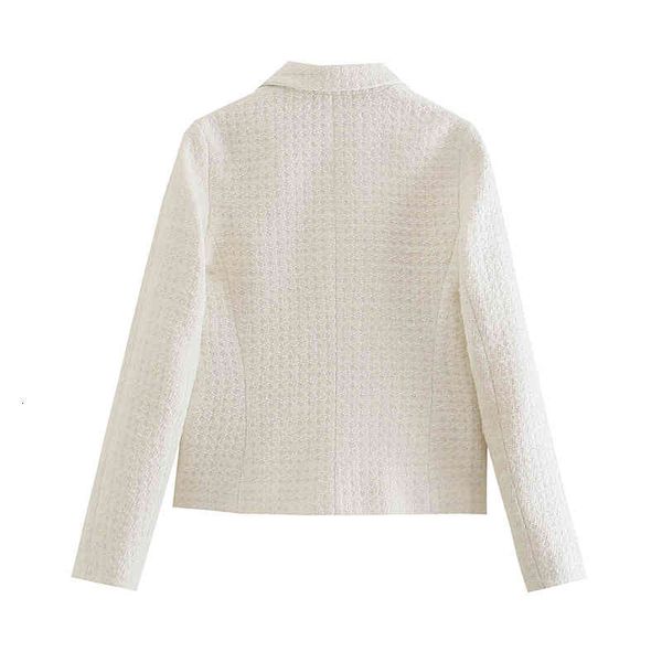 women's suits & blazers women autumn vintage tweed single breasted coat fashion lapel collar long sleeve office lady female blazer 5w0w, White;black
women's suits & blazers women autumn vintage tweed single breasted coat fashion lapel collar long sleeve office lady female blazer 5w0w, White;black