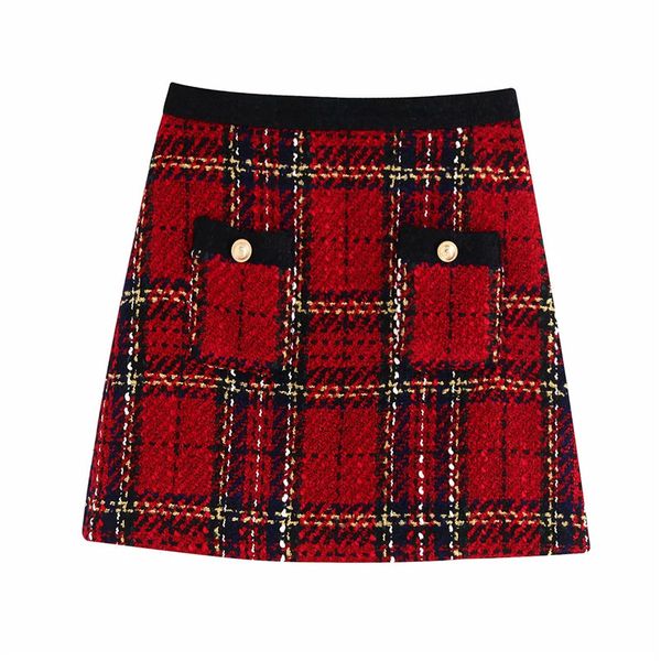 new red plaid high-waisted short woman 2021 vintage winter warm tweed mini skirt women a line elegant ladies skirts f3tk, Black
new red plaid high-waisted short woman 2021 vintage winter warm tweed mini skirt women a line elegant ladies skirts f3tk, Black