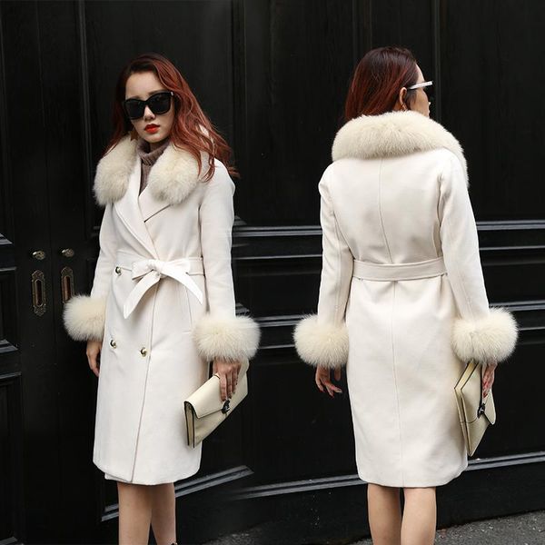 fashion elegant woolen coat women's mid-length 2020 autumn winter slim double-breasted korean wool coat female pocket lace-up b3, Black
fashion elegant woolen coat women's mid-length 2020 autumn winter slim double-breasted korean wool coat female pocket lace-up b3, Black