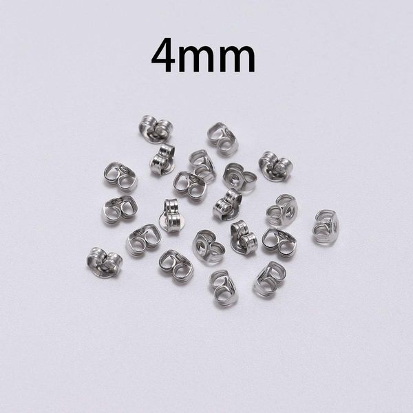 100pcs 4 5 6 8mm stainless steel earring back plug earring settings base ear studs back earring ser for diy jewelry making wmttts
100pcs 4 5 6 8mm stainless steel earring back plug earring settings base ear studs back earring ser for diy jewelry making wmttts