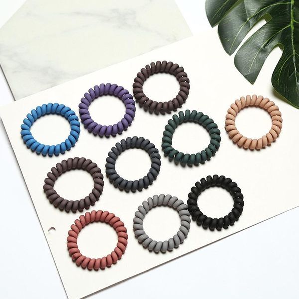 high elasticity telephone coil hairbands women spiral hair ties girls hair rings rope solid color hair accessories gum jllnno
high elasticity telephone coil hairbands women spiral hair ties girls hair rings rope solid color hair accessories gum jllnno