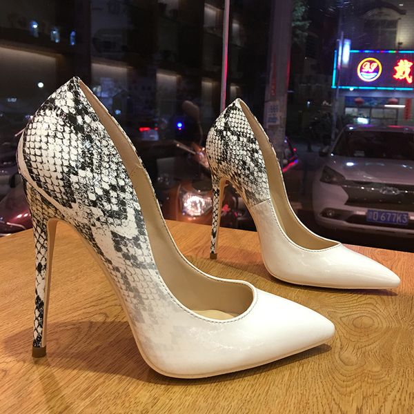 new 2020 white cargo mode python leather poined toe stiletto high heels alta-salto pump sapato shoes in dress 7s8c, Black
new 2020 white cargo mode python leather poined toe stiletto high heels alta-salto pump sapato shoes in dress 7s8c, Black