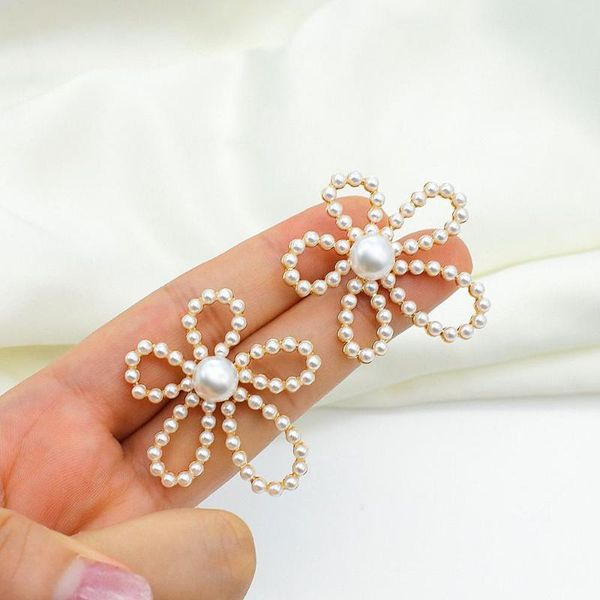 aensoa fashion korean pearl flower drop earrings for women 2020 rhinestone statement earrings party jewelry ins, Silver
aensoa fashion korean pearl flower drop earrings for women 2020 rhinestone statement earrings party jewelry ins, Silver