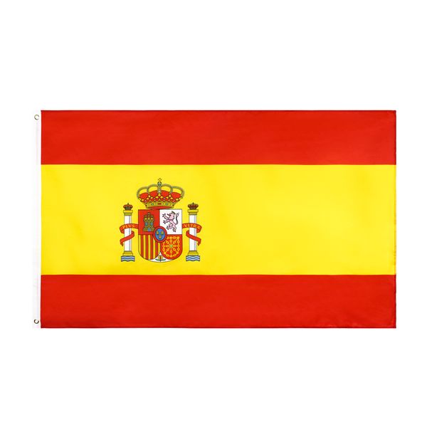 direct factory price 100% polyester 90*150cm flying esp es espana spainish spain flag for decoration
direct factory price 100% polyester 90*150cm flying esp es espana spainish spain flag for decoration