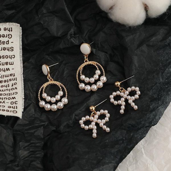 dangle & chandelier 2021 trend fashion french pearl earrings female sweet bow ear studs vintage jewelry gifts for women, Silver
dangle & chandelier 2021 trend fashion french pearl earrings female sweet bow ear studs vintage jewelry gifts for women, Silver
