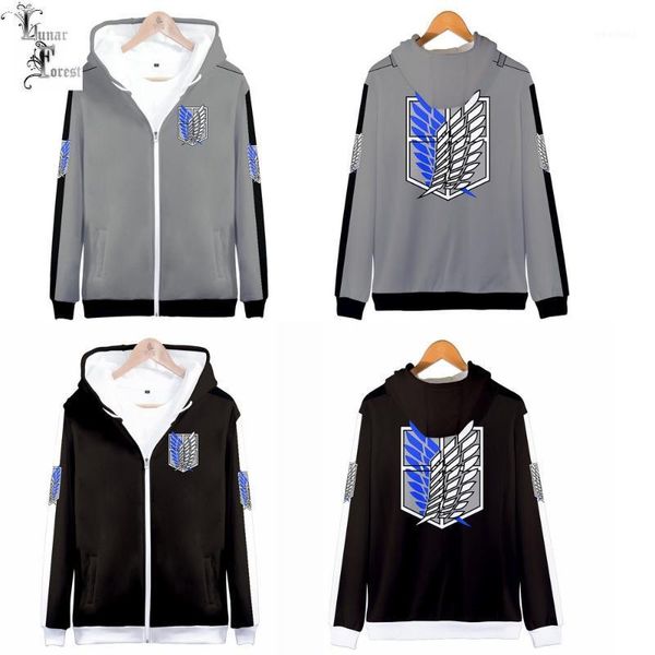 attack on titan 3d printing men/women autumn fashion japanese anime zipper hoodies sweatshirt long sleeves pollover plus size1, Black
attack on titan 3d printing men/women autumn fashion japanese anime zipper hoodies sweatshirt long sleeves pollover plus size1, Black