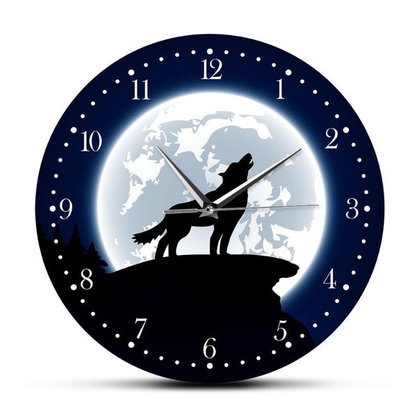 selling acrylic wild animal wall clock, moon wolf howling decoration clock home mural art wall clock modern design
selling acrylic wild animal wall clock, moon wolf howling decoration clock home mural art wall clock modern design
