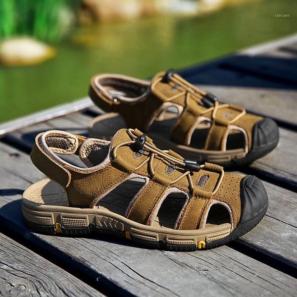 2020 summer men hiking sandals outdoor casual mountain sandalia masculina hollow breathable genuine leather handmade mens roman1, Black
2020 summer men hiking sandals outdoor casual mountain sandalia masculina hollow breathable genuine leather handmade mens roman1, Black