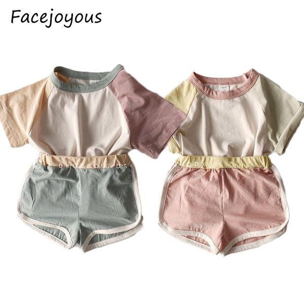 korean style summer new baby boys and girls clothes set cute color short sleeve t shirt + shorts 2pcs children clothing suit y200803, White
korean style summer new baby boys and girls clothes set cute color short sleeve t shirt + shorts 2pcs children clothing suit y200803, White